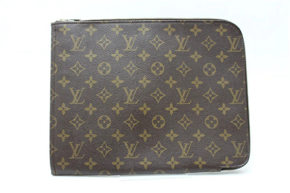 LOUIS VUITTON Bag Clutch Poche Documents Monogram